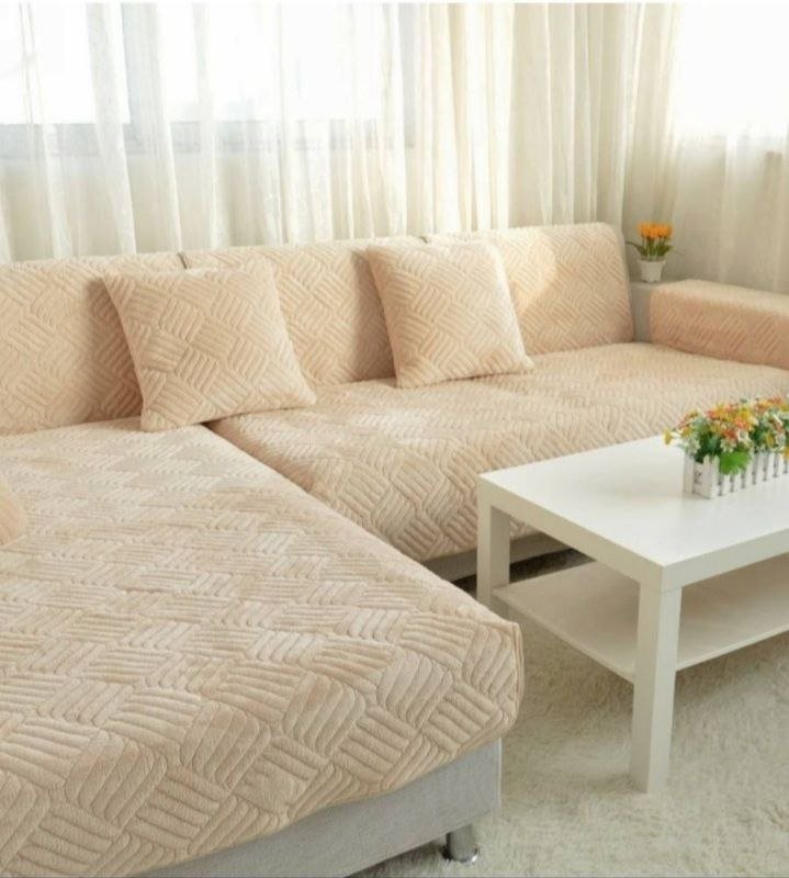 FamilyShop дивандек для дивана, для кресла 8653 бежевый 210x90, 150x90, 90x90 см