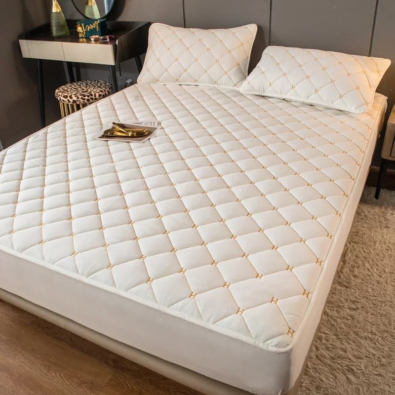 Home Textile наматрасник на резинке 1612 90x200 см, хлопок, сатин
