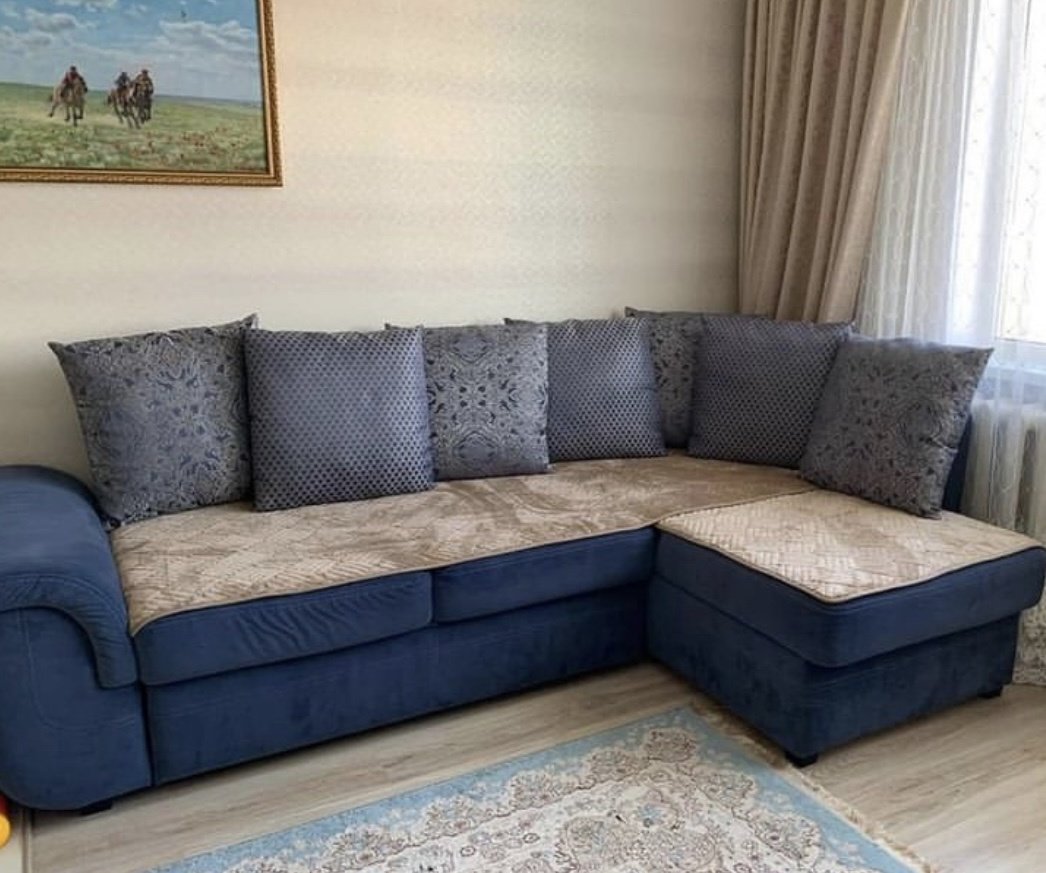 Textile Karaganda дивандек для дивана 838485995 бежевый дивандек - 210x90 см; дивандек - 150x90 см