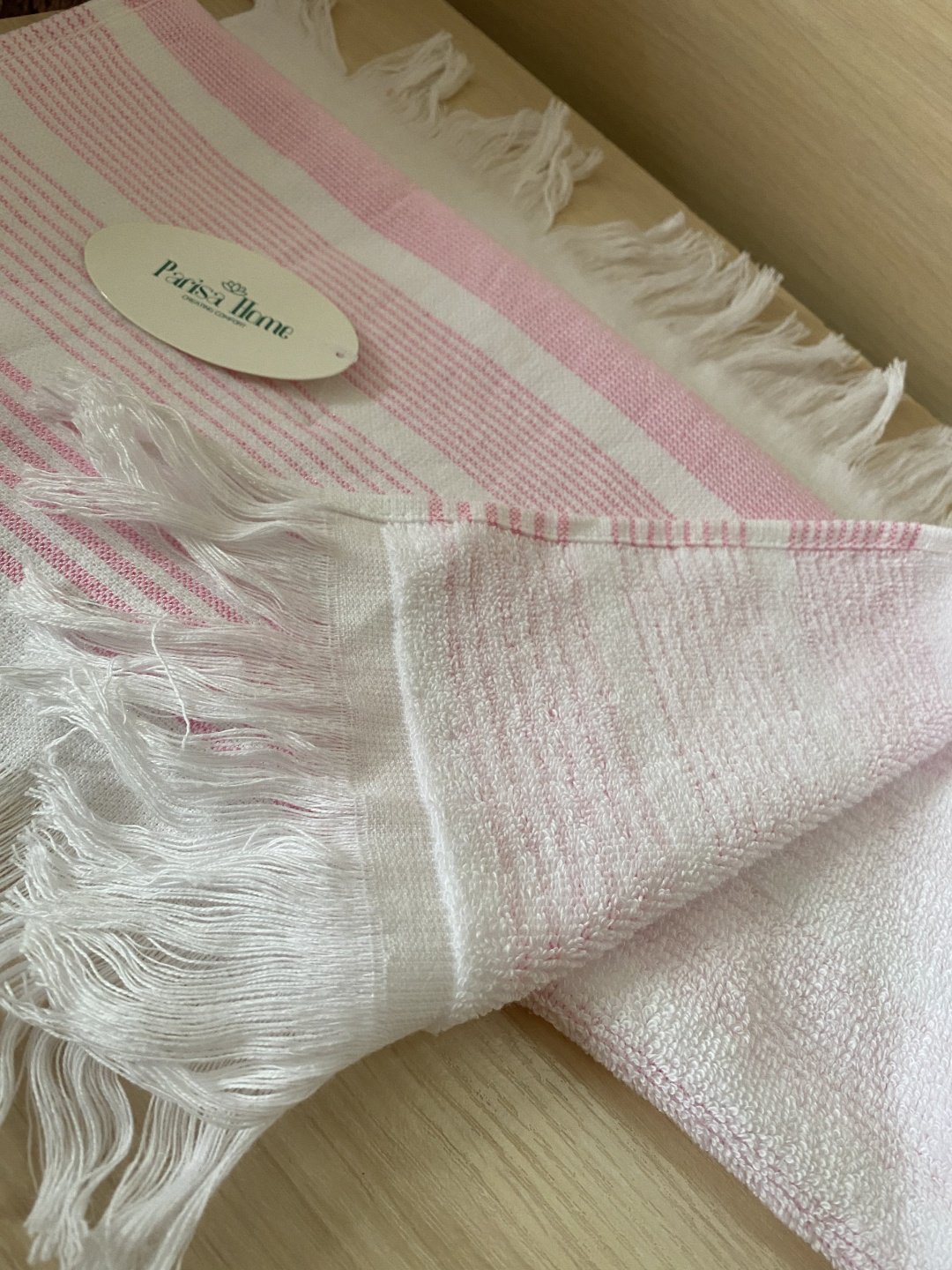 Полотенце Parisa Home 40x60 см, хлопок, лен, 1 шт,