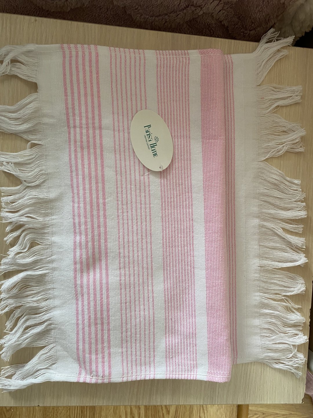 Полотенце Parisa Home 40x60 см, хлопок, лен, 1 шт,