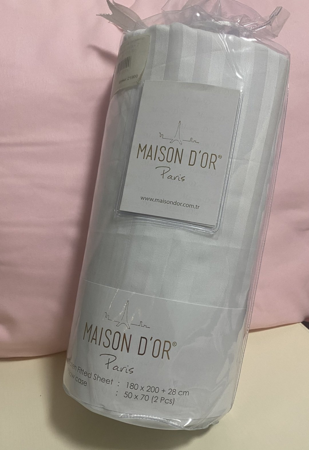 Простыня с наволочками Maison DOR 180x200, сатин