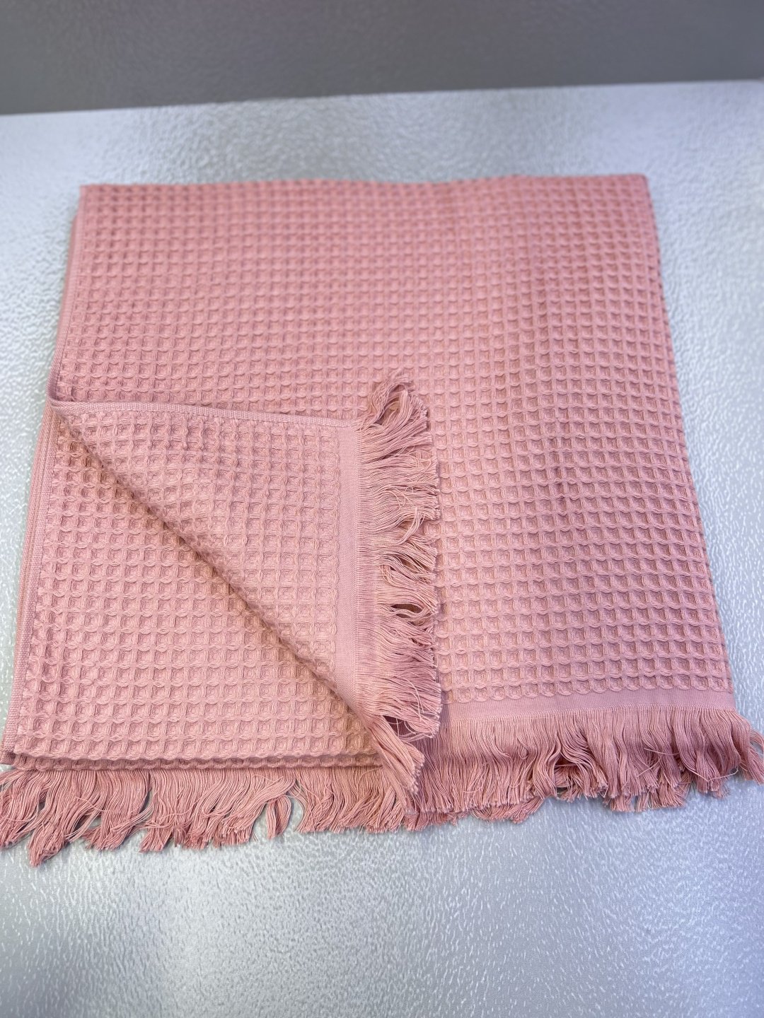 Полотенце 100x180 см, хлопок, ткань вафельная, 1 шт,