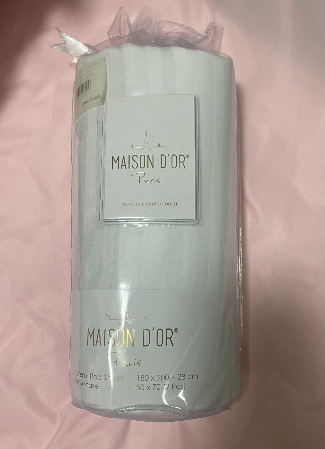Простыня с наволочками Maison DOR 180x200, сатин