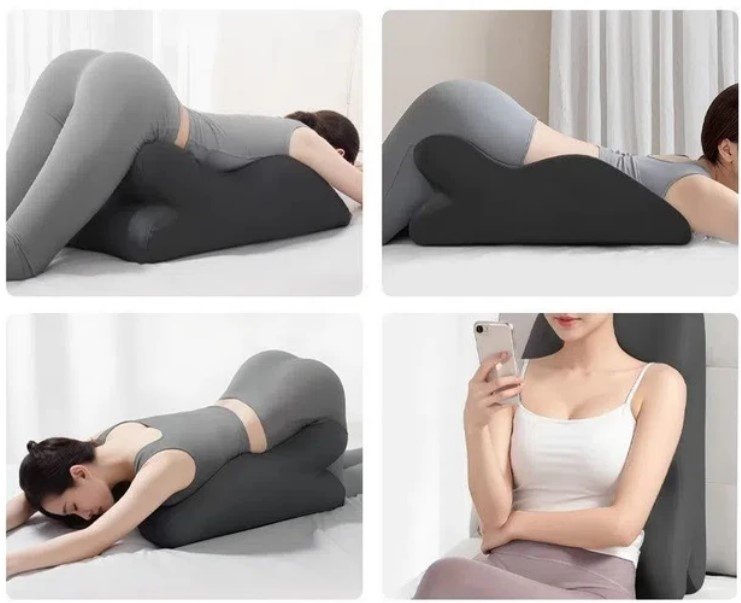 Ортопедическая подушка для спины 60x38см, бамбуковое волокно