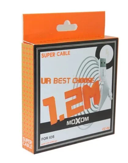 Кабель Moxom CC-06 Lightning 1.2м белый купить,863