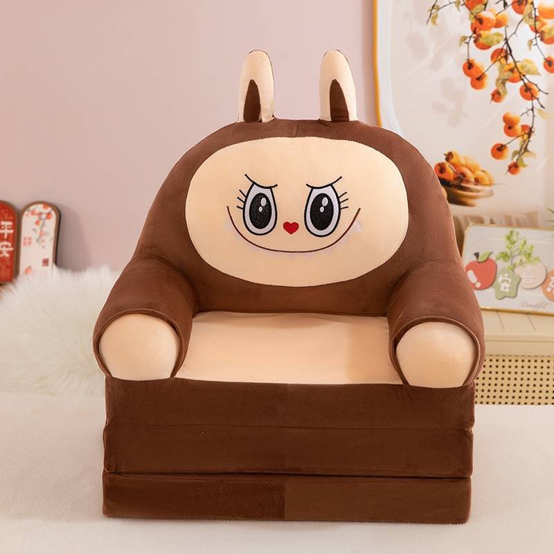 Диван-игрушка 50x50x50 см, коричневый, бежевый купить,NaN