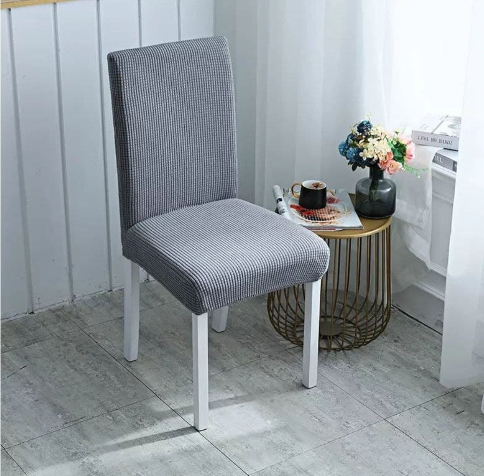Набор чехлов для стула 959718 серый 60x48x48 см