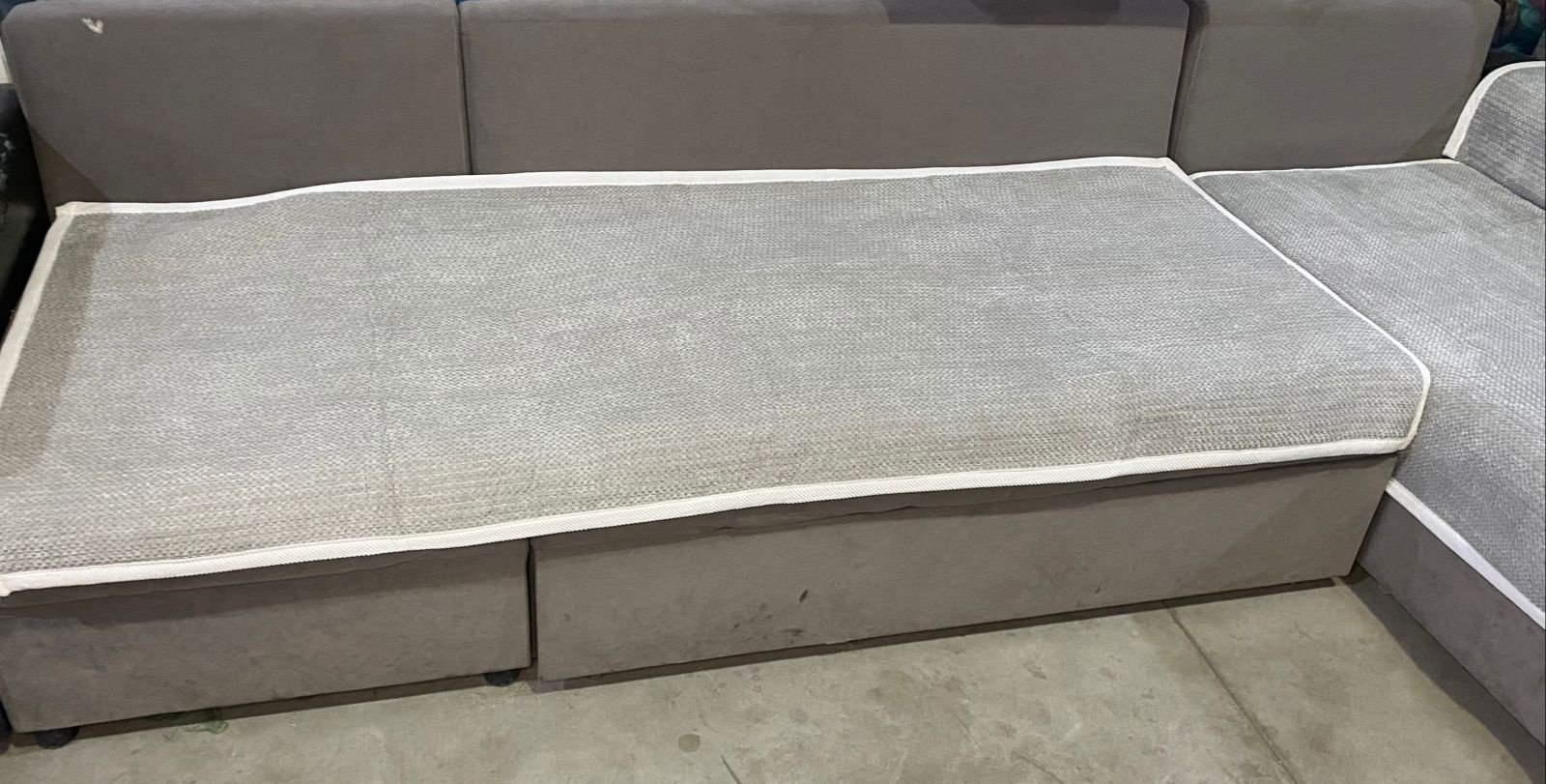 Дивандек для дивана 802644 серый 210x90, 160x90, 90x90 см