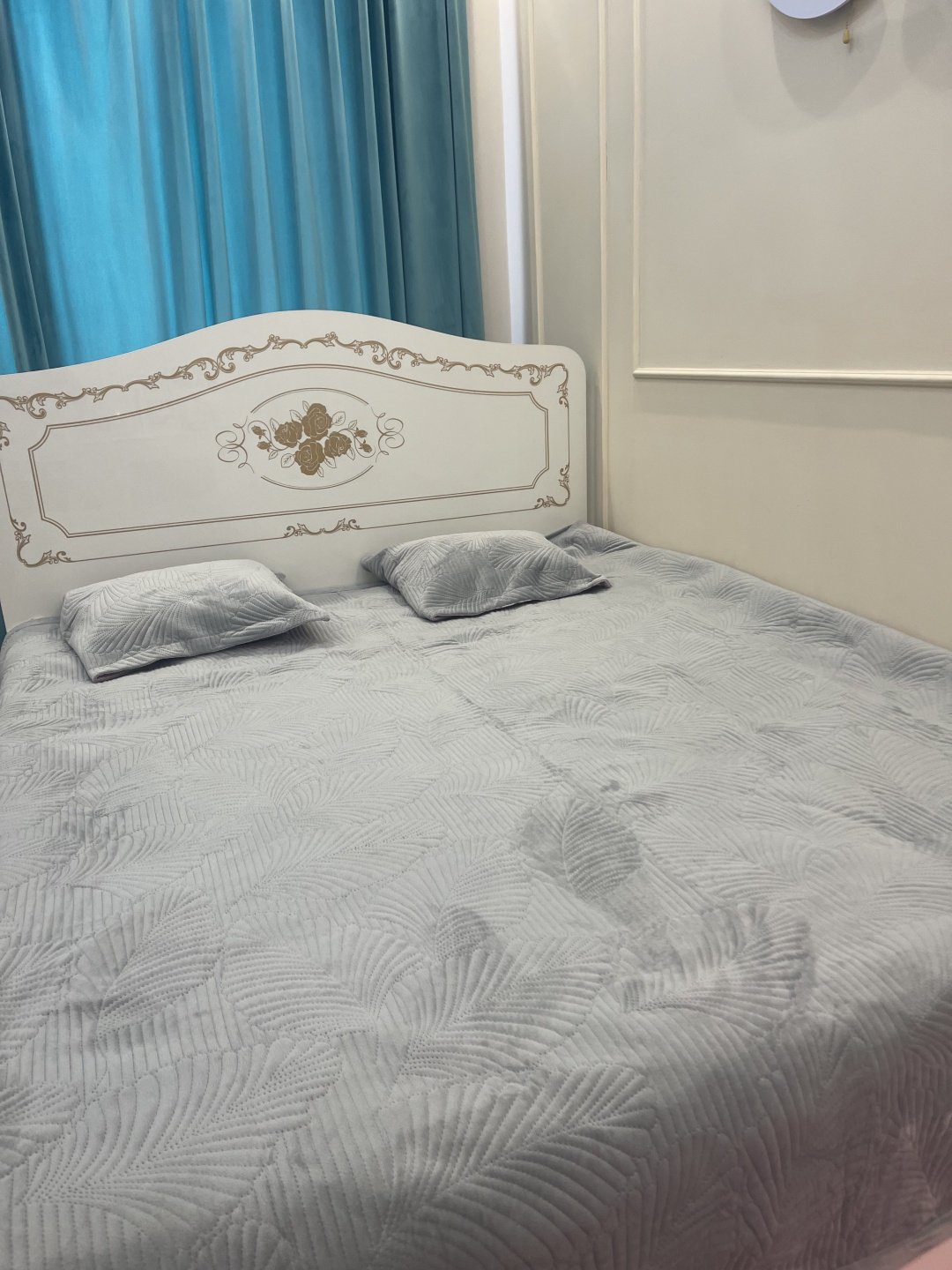 Покрывало с наволочками Tencel 220х240 см, бязь, серый