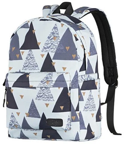 Рюкзак для ноутбука 2Е 2E-BPT6114WT TeensPack Triangles 13" белый