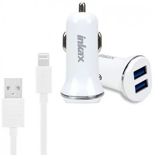 Зарядное устройство Inkax CD-12-IP Lightning белое