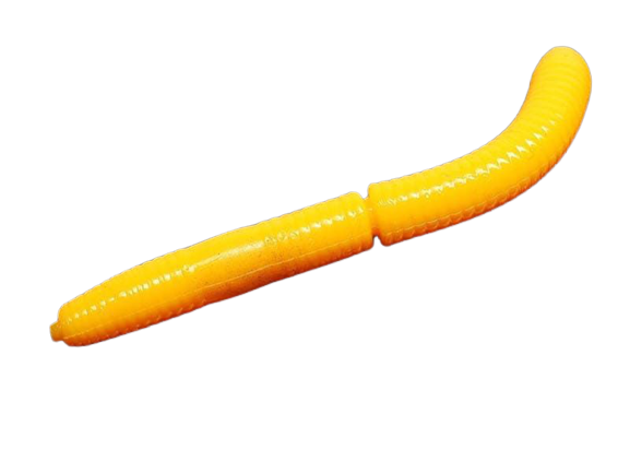 Мягкая приманка Libra Lures Fatty D'Worm 65мм Сыр 008 Dark Yellow 10шт купить,NaN