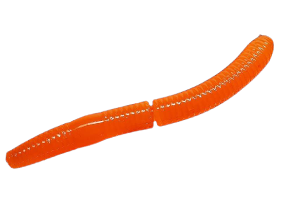 Мягкая приманка Libra Lures Fatty D'Worm 65мм Сыр 011 Hot Orange 10шт купить,NaN