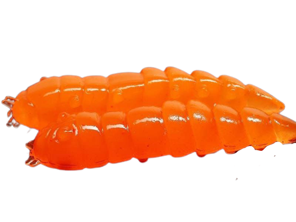 Мягкая приманка Libra Lures Kukolka 42мм Сыр 011 Hot Orange 10шт купить,NaN
