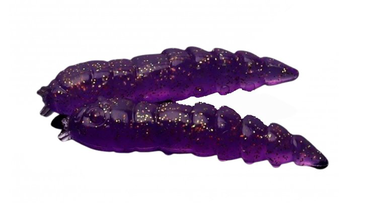 Мягкая приманка Libra Lures Kukolka 42мм Сыр 020 Purple With Glitter 10шт купить,NaN