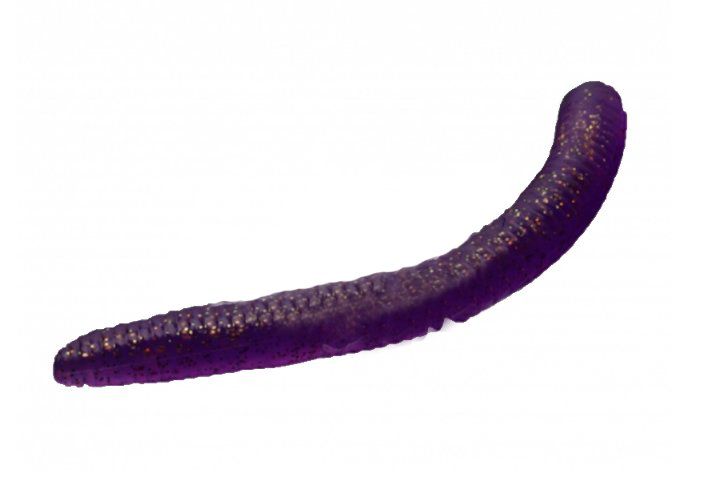 Мягкая приманка Libra Lures Dying Worm 80мм Сыр 020 Purple With Glitter 12шт купить,NaN