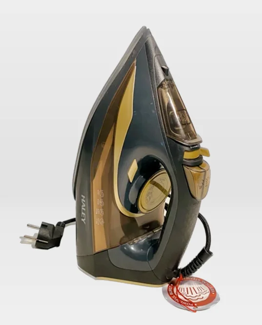 Утюг Haley HY-2058 черно-золотистый купить,0