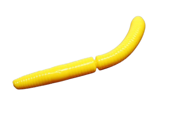 Мягкая приманка Libra Lures Fatty D'Worm 65мм Сыр 007 Yellow 10шт купить,NaN
