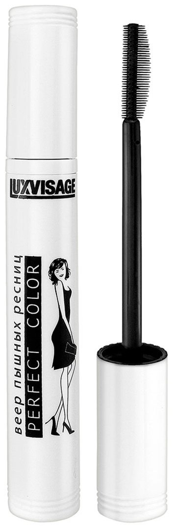Тушь для ресниц LUXVISAGE Perfect Color удлиняющая черный купить,3000