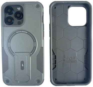 Чехол Для Apple iPhone 15 Pro серый - ForteMarket Чехол Для Apple iPhone 15 Pro серый купить,3970