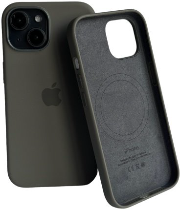 Чехол Для Apple iPhone 15 Pro серый купить,4970