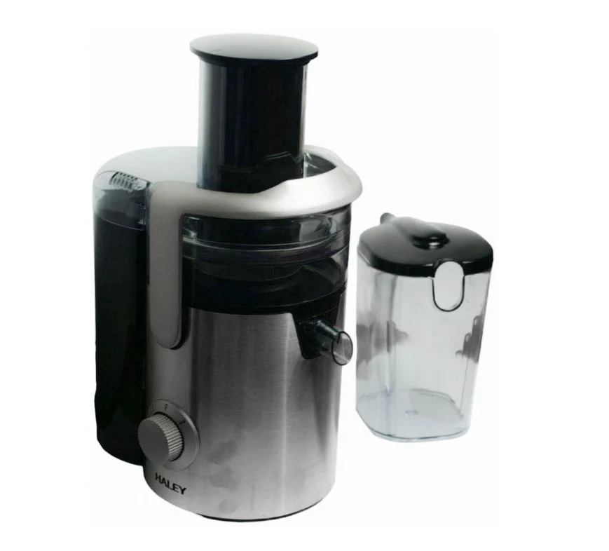 Соковыжималка Haley HY-989 черно-серебристая - ForteMarket Соковыжималка Haley HY-989 черно-серебристая купить,0