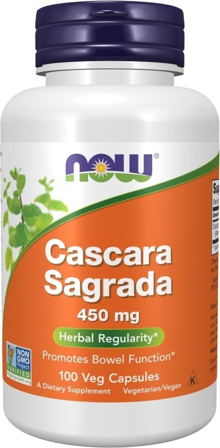 NOW Cascara Sagrada 450 мг капсулы 100 шт купить,NaN