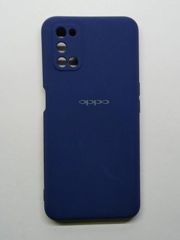Чехол Для OPPO A52, A72 синий купить,886
