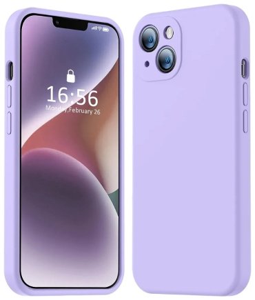 Чехол Для Apple iPhone 15 сиреневый купить,470