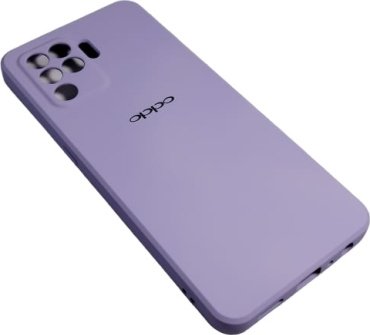 Чехол Для OPPO Reno 5 lite сиреневый купить,678