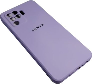 Чехол Для OPPO Reno 5 lite сиреневый купить,678