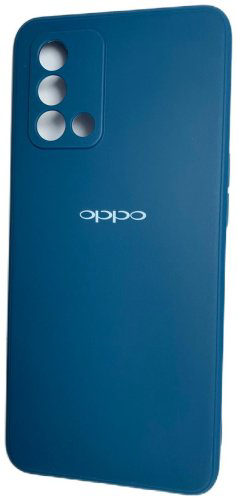 Чехол Для OPPO A74 синий купить,884