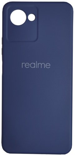 Чехол Для Realme C30, C30s синий купить,547