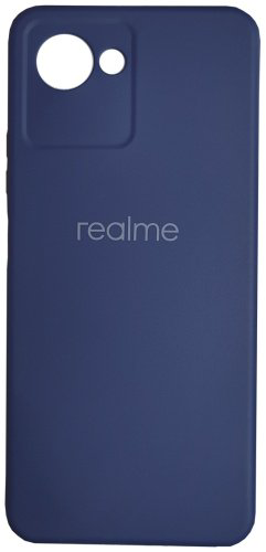 Чехол Для Realme C30, C30s синий купить,547