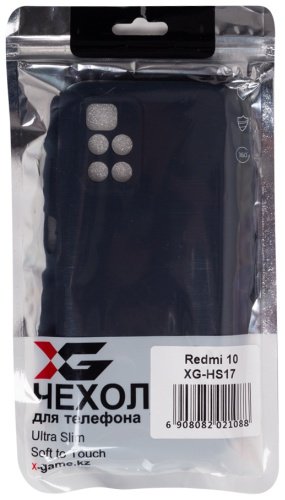 Чехол X-Game XG-HS17 для Redmi 10 синий купить,0