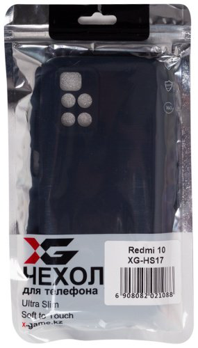 Чехол X-Game XG-HS17 для Redmi 10 синий купить,NaN