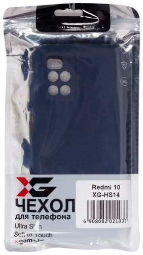Чехол X-Game XG-HS14 для Redmi 10 синий купить,NaN