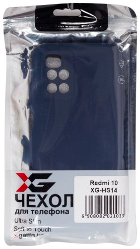 Чехол X-Game XG-HS14 для Redmi 10 синий купить,NaN