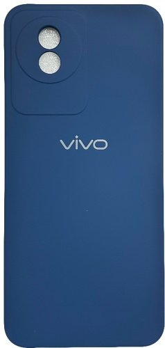 Чехол Для Vivo Y02 синий купить,537