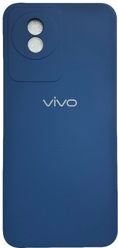 Чехол Для Vivo Y02 синий купить,537