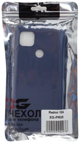 Чехол X-Game для Xiaomi Redmi 10A синий купить,0