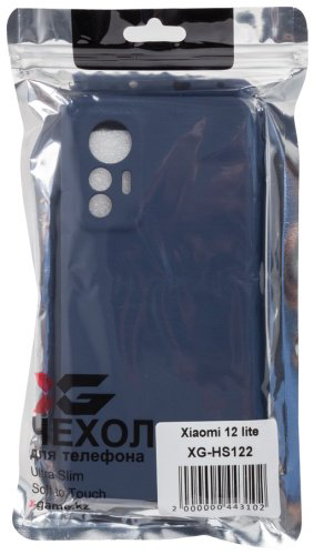 Чехол X-Game для Xiaomi 12 Lite синий купить,NaN