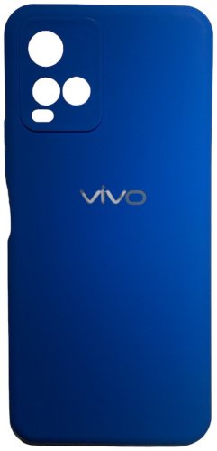 Чехол Silicone Case для Vivo Y33s синий купить,999