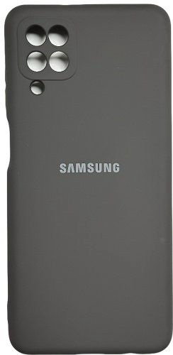 Чехол Для Samsung Galaxy A12 серый купить,596