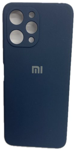 Чехол Для Xiaomi Redmi 12 синий купить,954