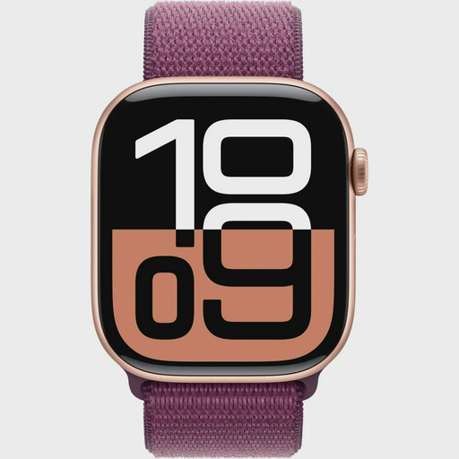 Смарт-часы Apple Watch Series 10 GPS 46mm MWWV3 Rose Gold Aluminum Case Plum Sport Loop