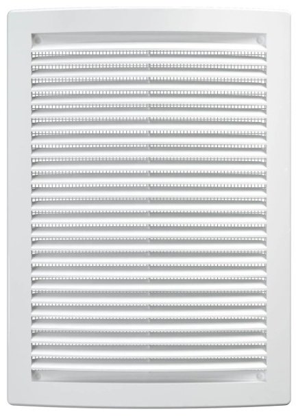 Решетка вентиляционная Эра 250х180х14 мм, пластик