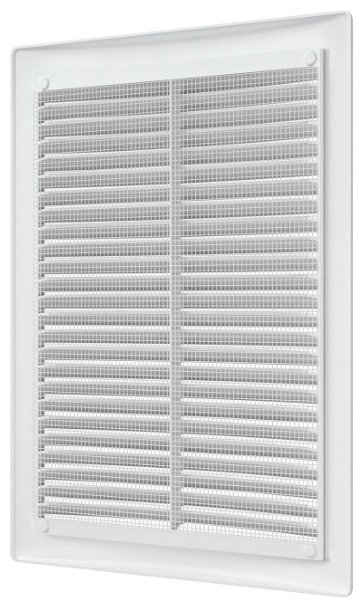 Решетка вентиляционная Эра 250х180х14 мм, пластик