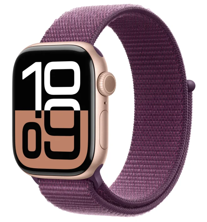 Смарт-часы Apple Watch Series 10 GPS 42mm MWWK3 Rose Gold Aluminum Case Plum Sport Loop